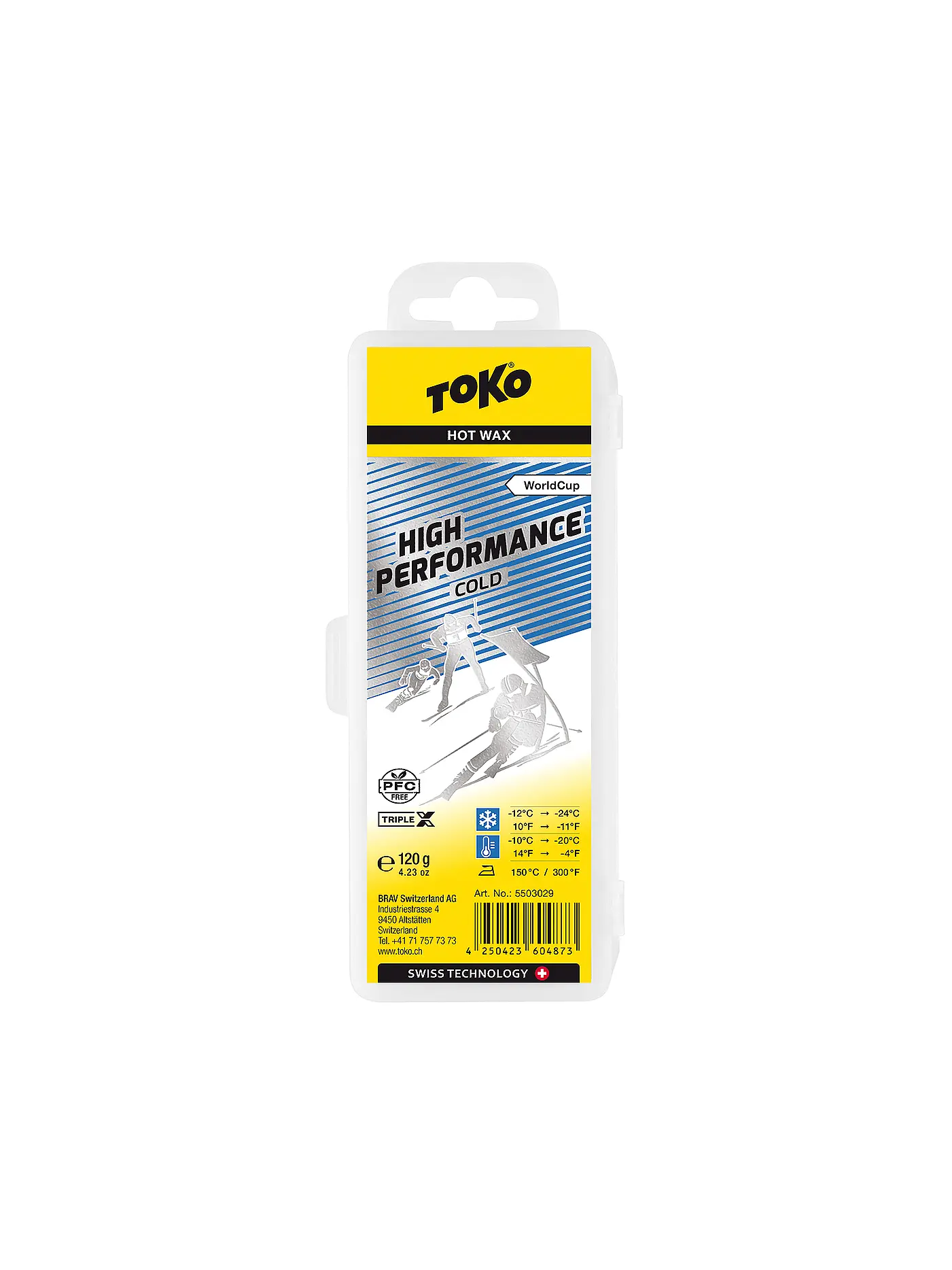 TOKO | Skiwachs High Performance Hot Wax cold 120g | 